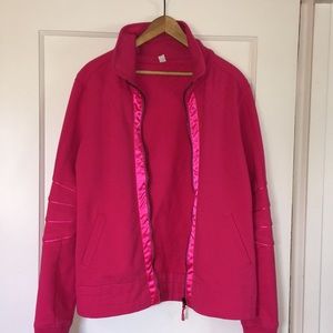 Lululemon Hot Pink Size 10 Cotton blend Jacket